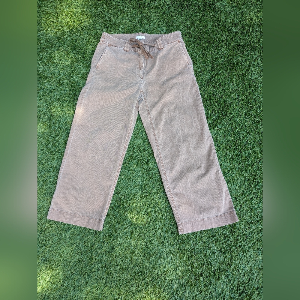 J. Jill Brown Ankle Cropped Pants